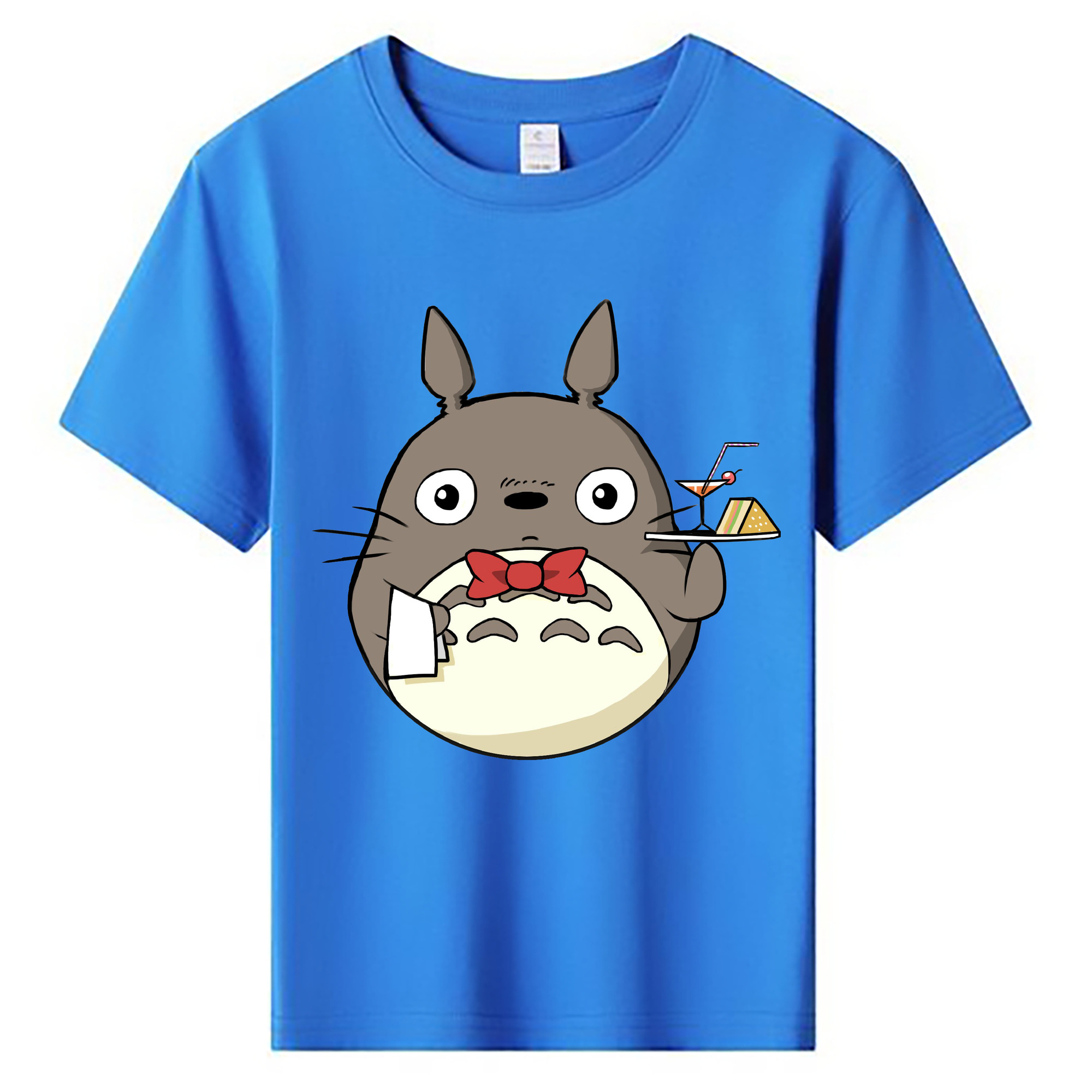 （画像用） となりのトトロ 草壁メイ 草壁サツキ My Neighbor Totoro Satsuki Kusakabe Mei Kusakabe 綿100％キッズTシャツ（フロントプリント）